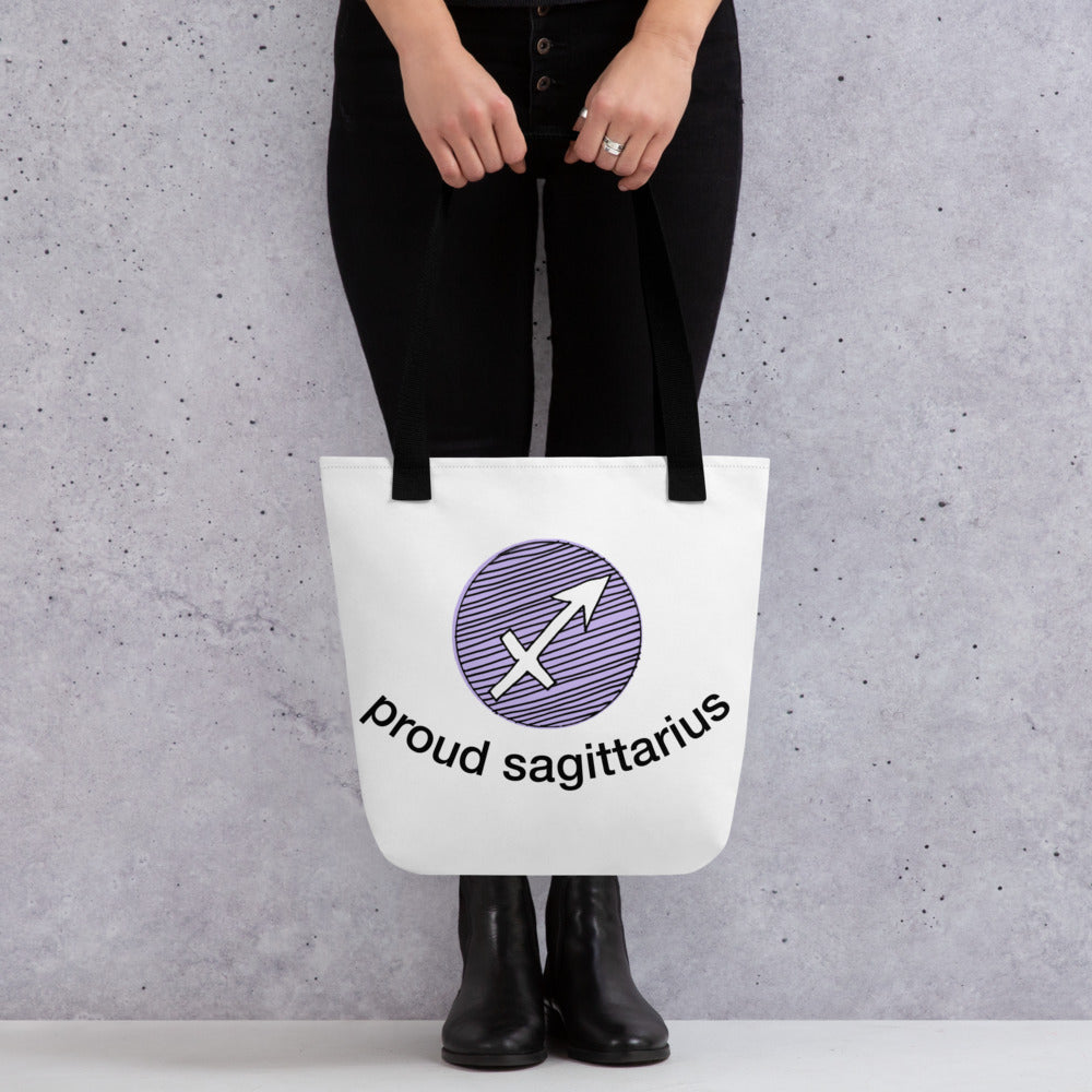 Proud Sagittarius Tote Bag