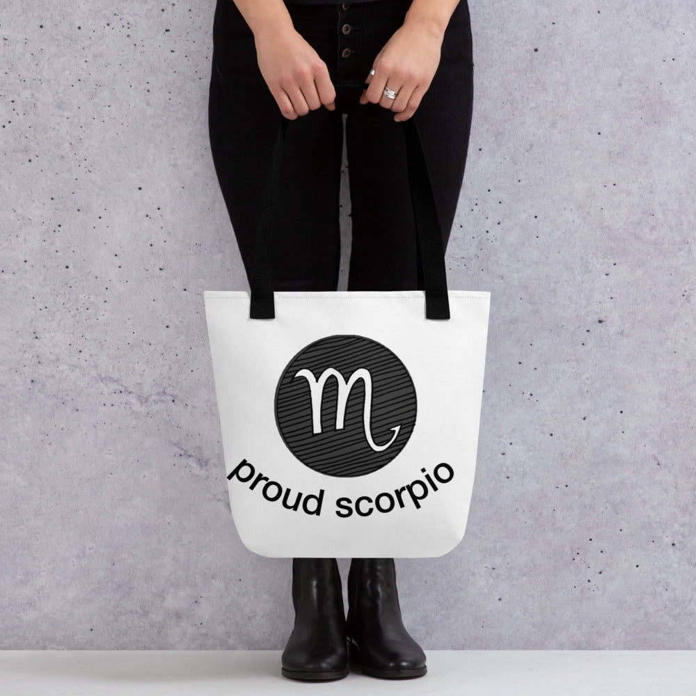 Proud Scorpio Tote Bag