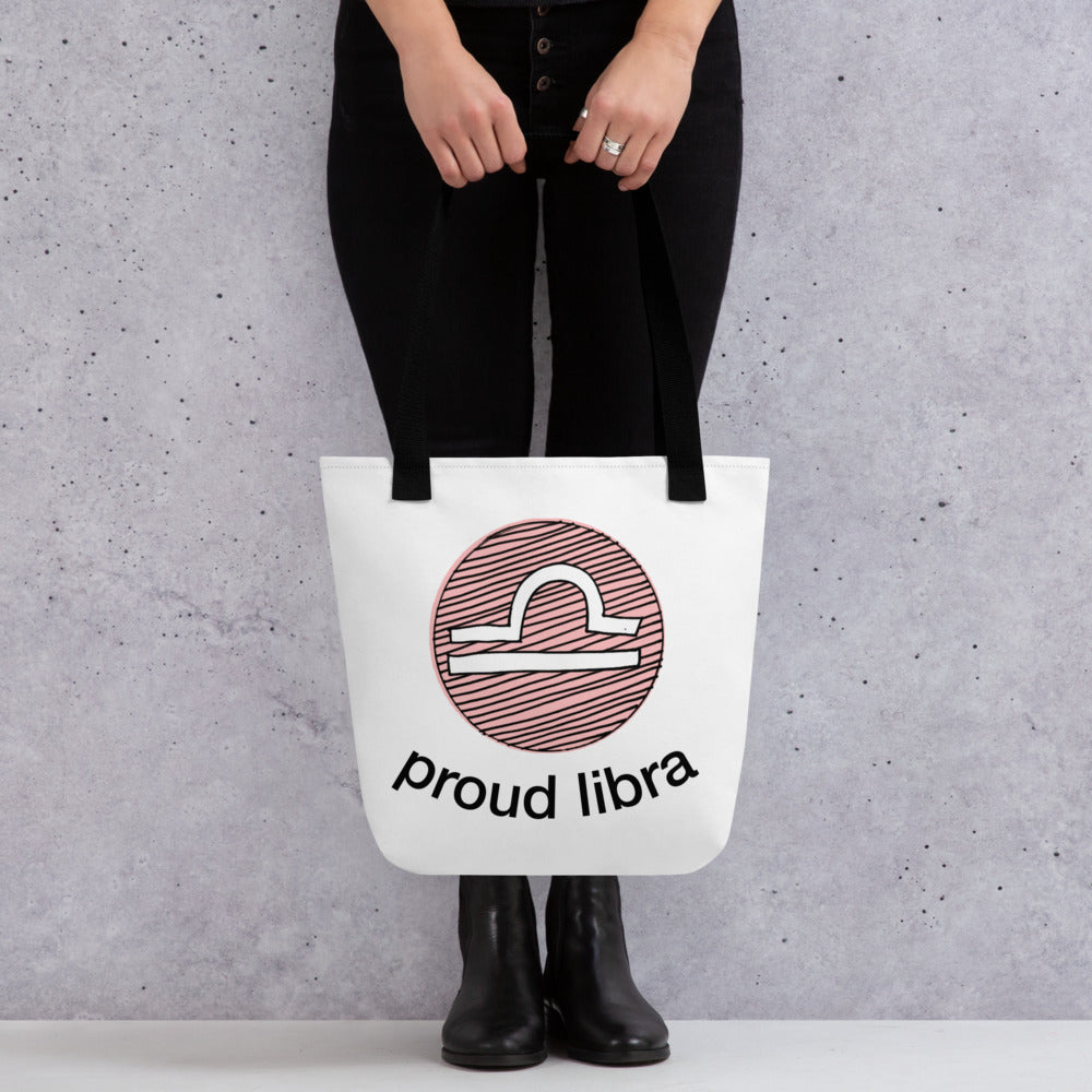 Proud Libra Tote Bag