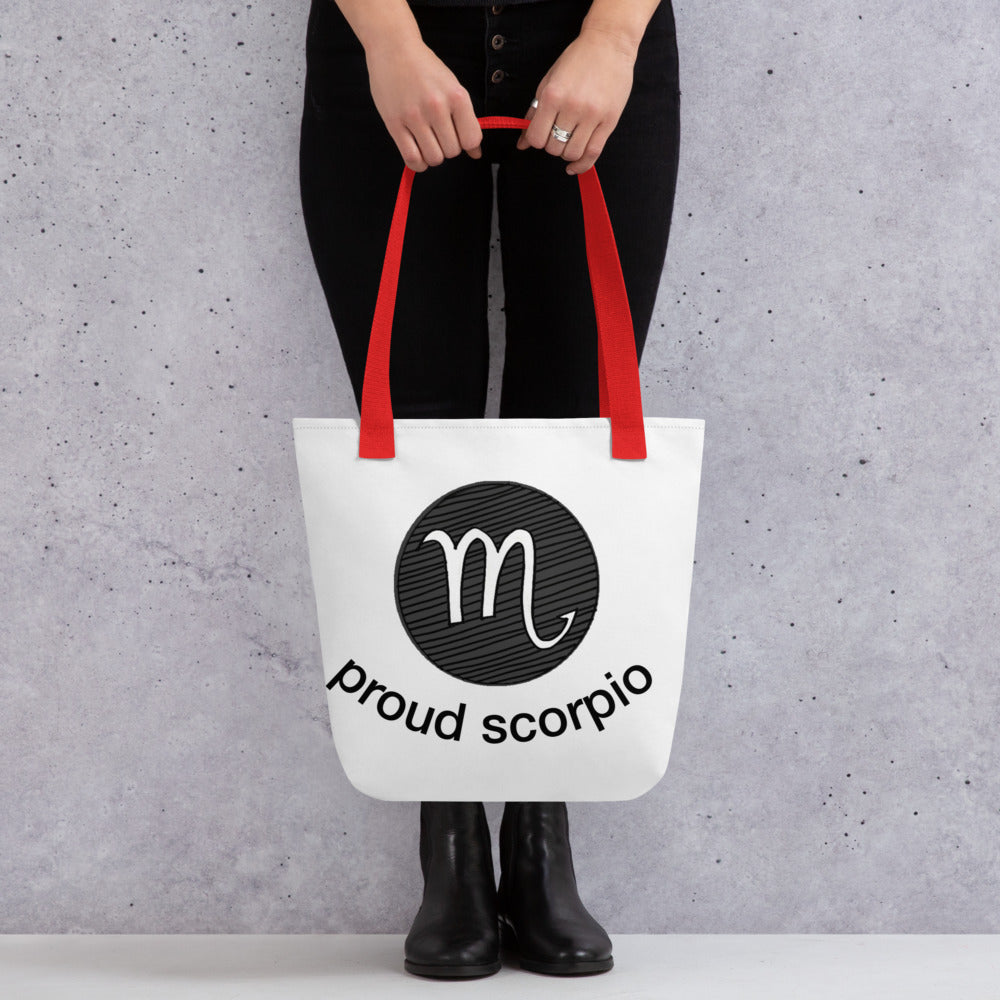 Proud Scorpio Tote Bag