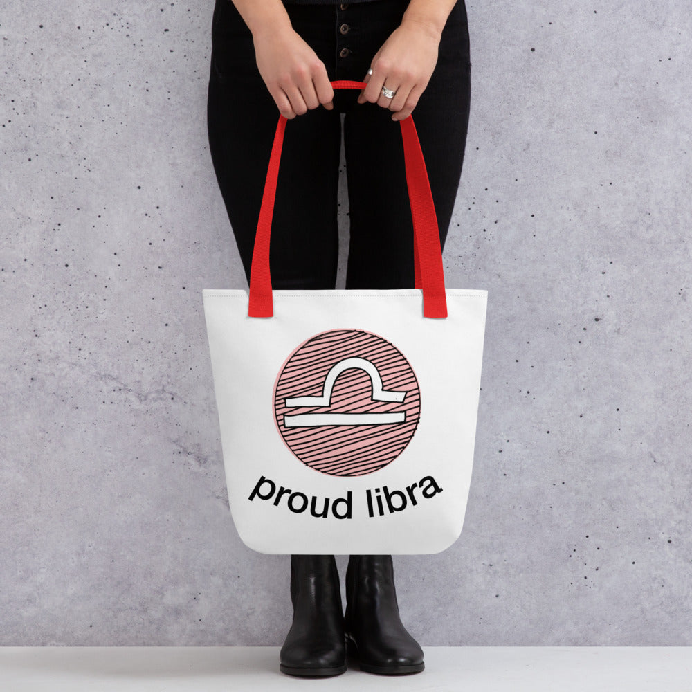 Proud Libra Tote Bag