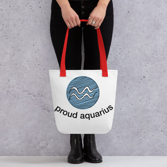 Proud Aquarius Tote Bag