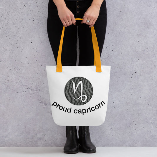 Proud Capricorn Tote Bag