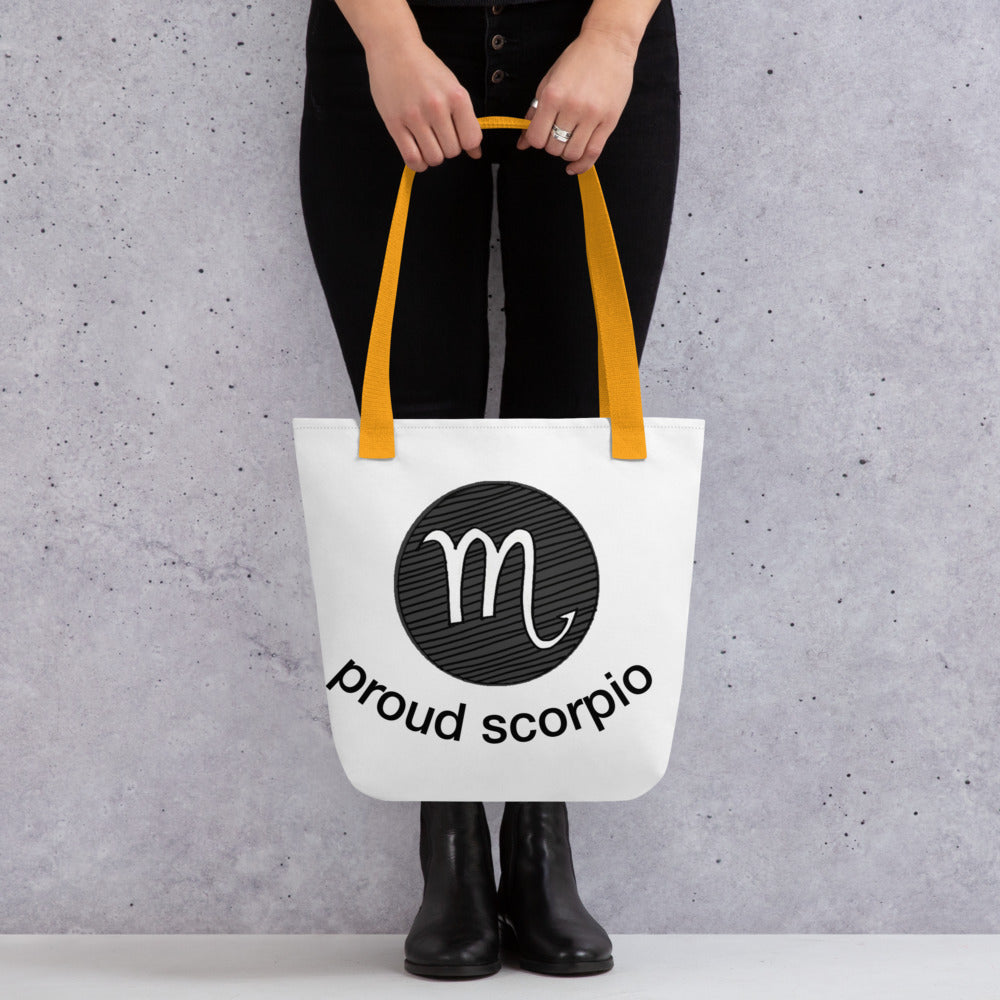 Proud Scorpio Tote Bag