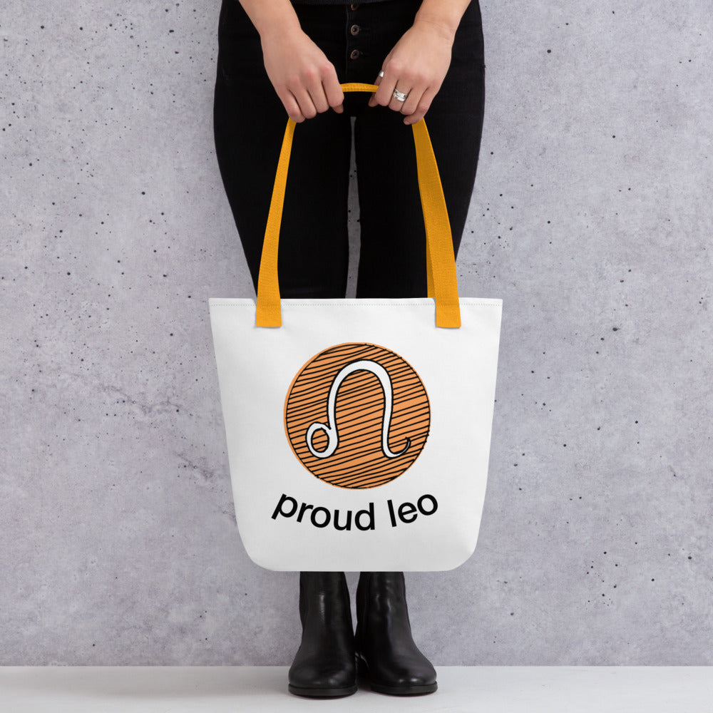 Proud Leo Tote Bag