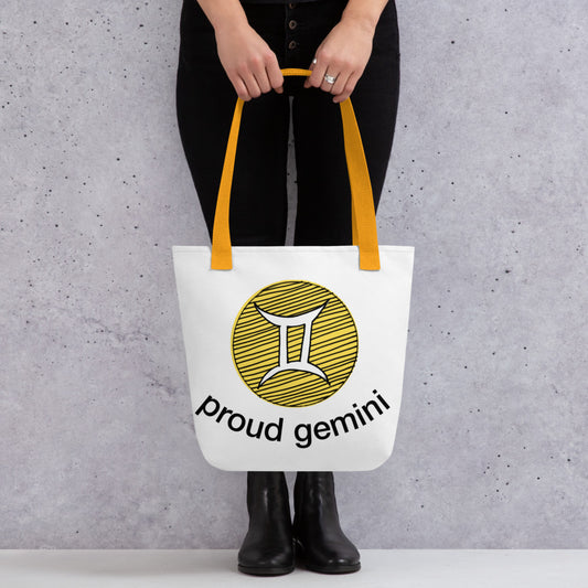 Proud Gemini Tote Bag