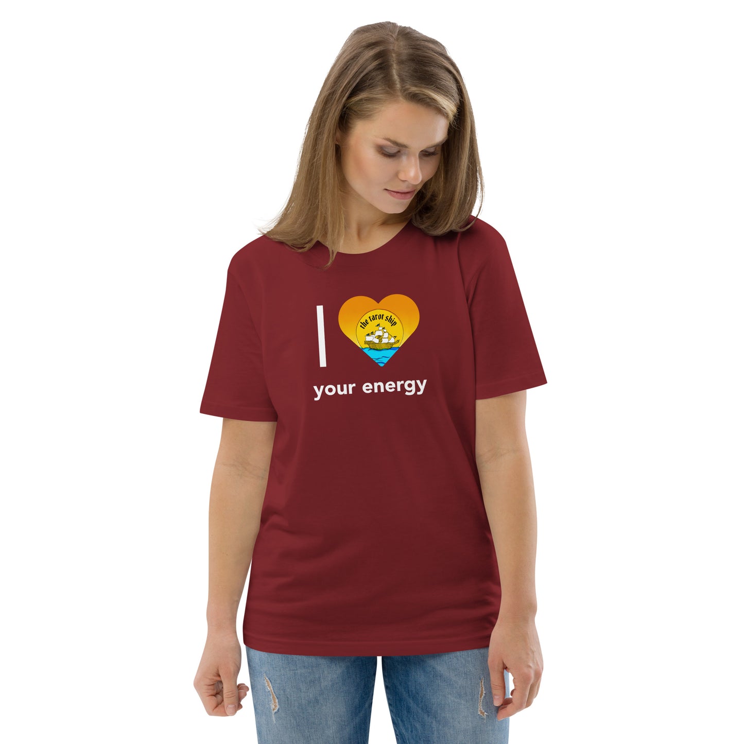 I ❤️ Your Energy! Unisex Organic Cotton T-Shirt