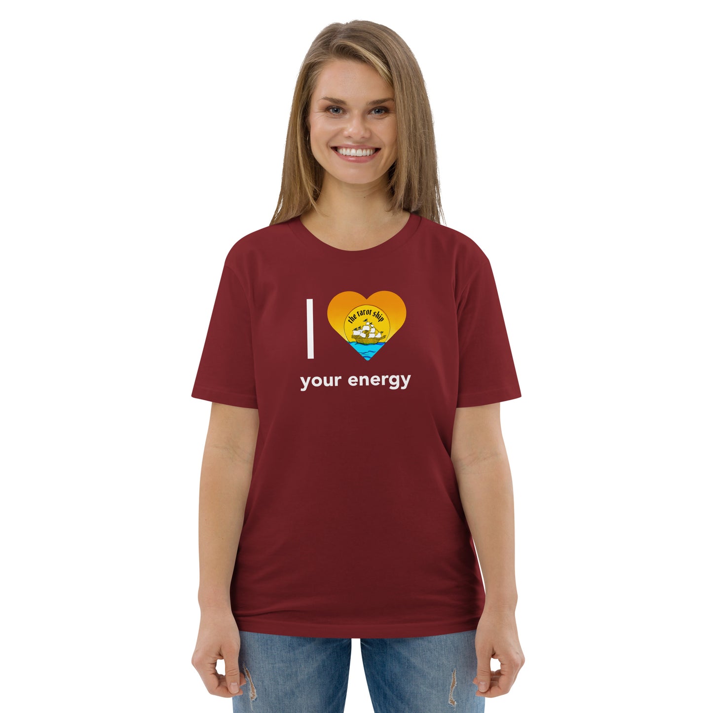 I ❤️ Your Energy! Unisex Organic Cotton T-Shirt