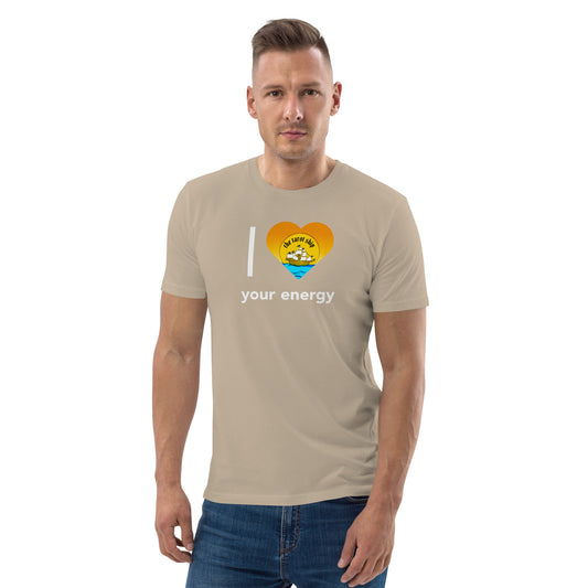 I ❤️ Your Energy! Unisex Organic Cotton T-Shirt