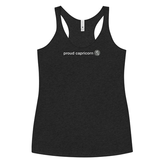 Women's Proud Capricorn Racerback Tank