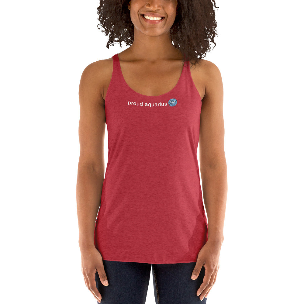 Women's Proud Aquarius Racerback Tank