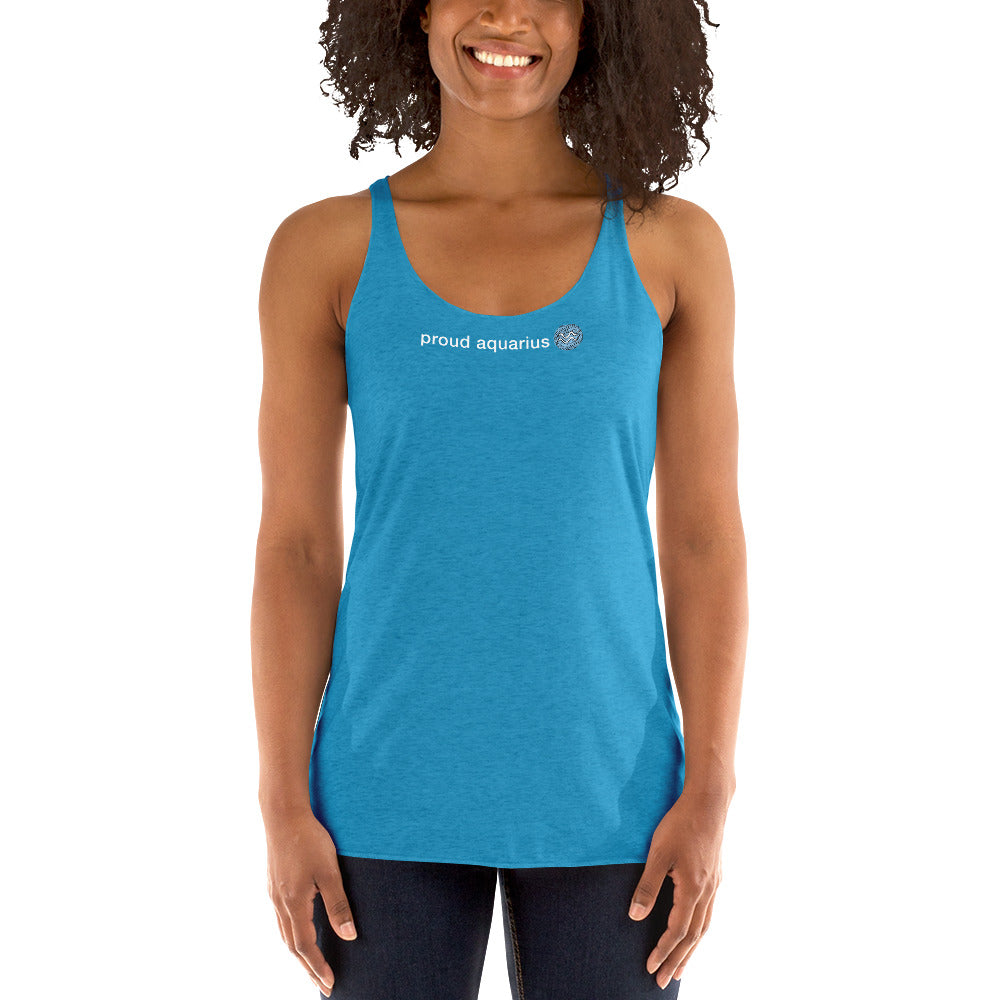 Women's Proud Aquarius Racerback Tank