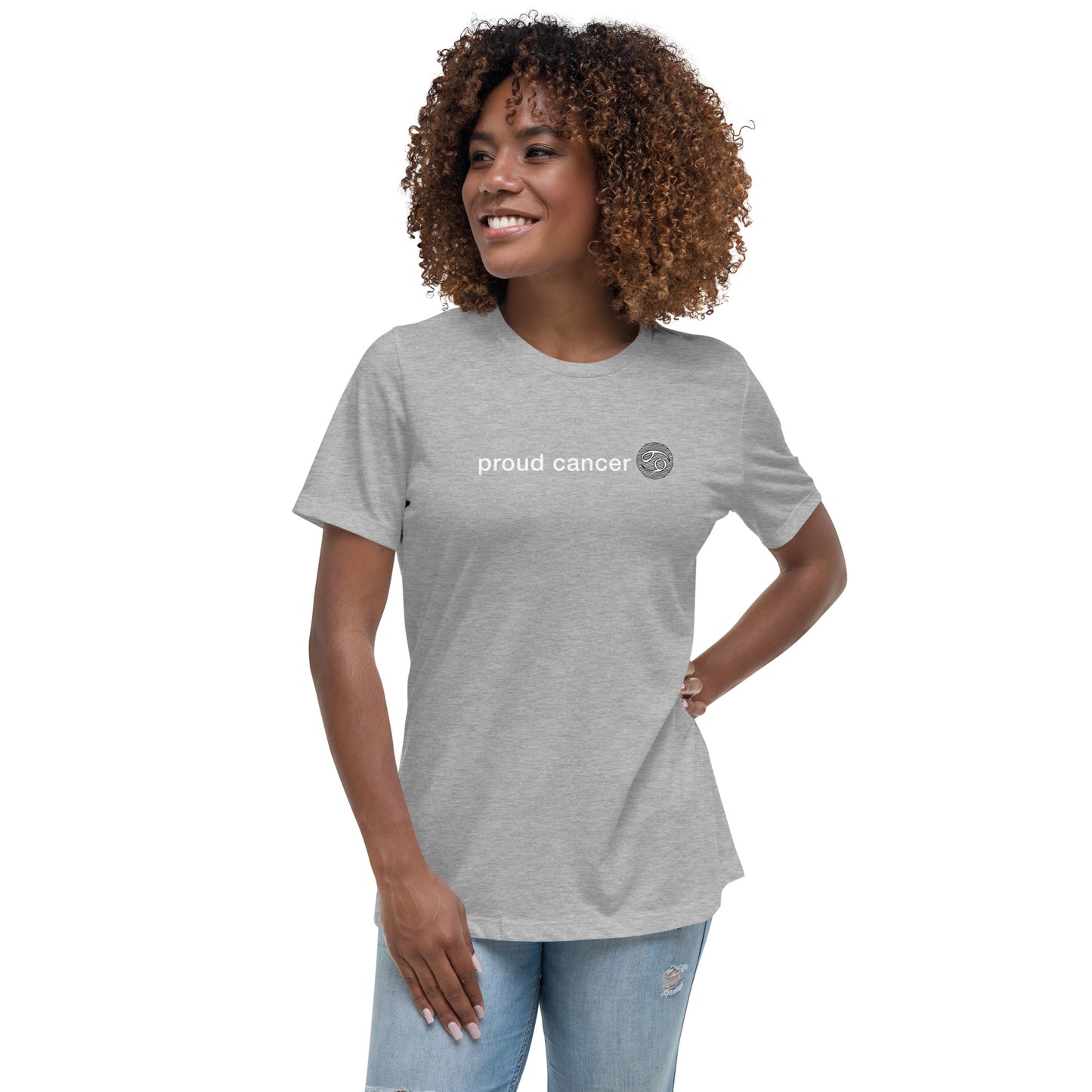 Women's Proud Cancer Relaxed T-Shirt