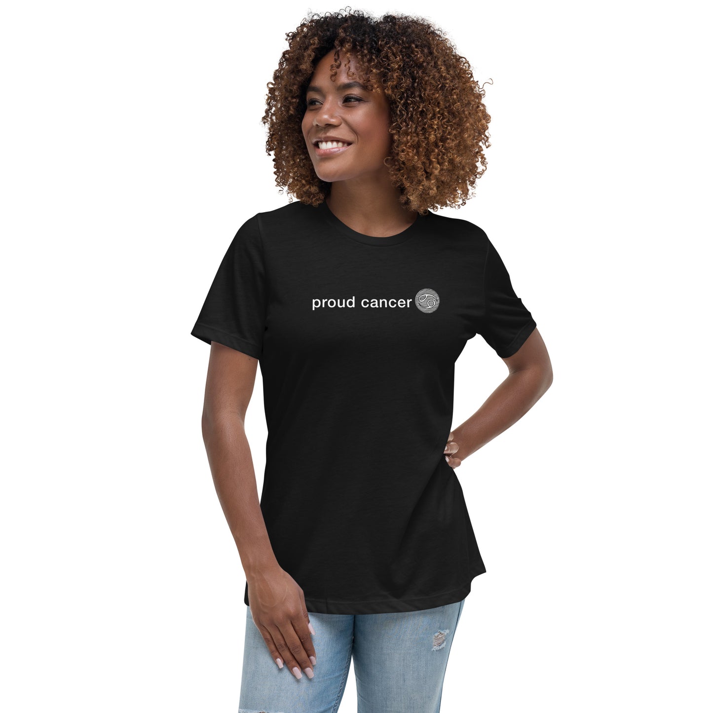 Women's Proud Cancer Relaxed T-Shirt